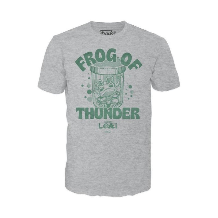 FUNKO POP Funko Boxed Tee: Marvel Loki - Frog of Thunder T-shirt (L) (Exclusive) - Disponibile in 2/3 giorni lavorativi FUNKO