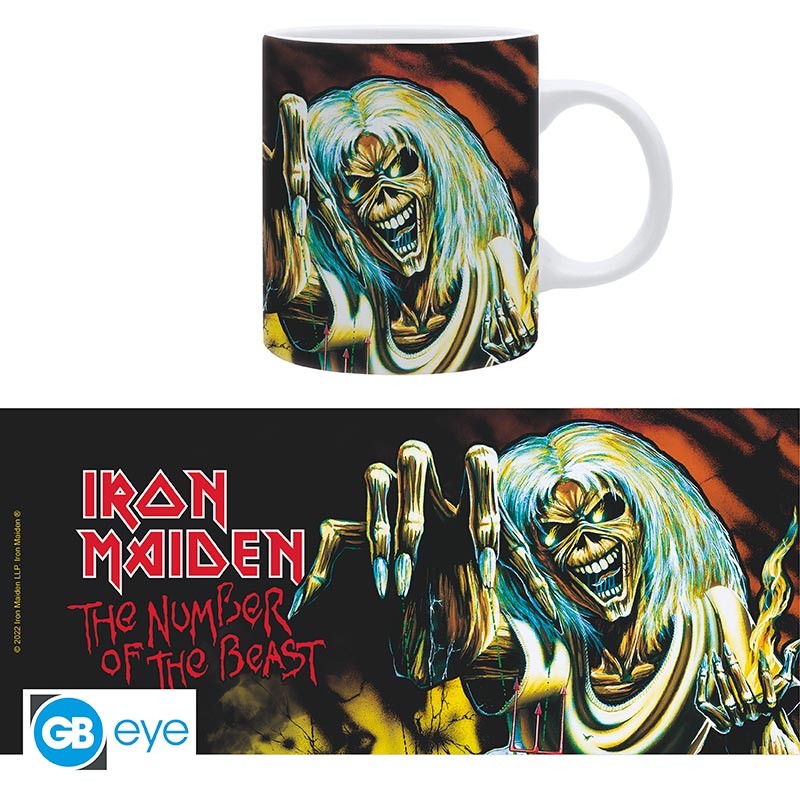 ABYSTYLE IRON MAIDEN - Tazza 320ml : "Number of the Beast" - Disponibile in 2/3 giorni lavorativi Abystyle