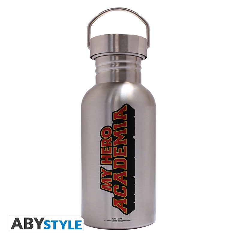 ABYSTYLE MY HERO ACADEMIA - Bottiglia in acciaio 500 ml: "Logo" - Disponibile in 2/3 giorni lavorativi Abystyle