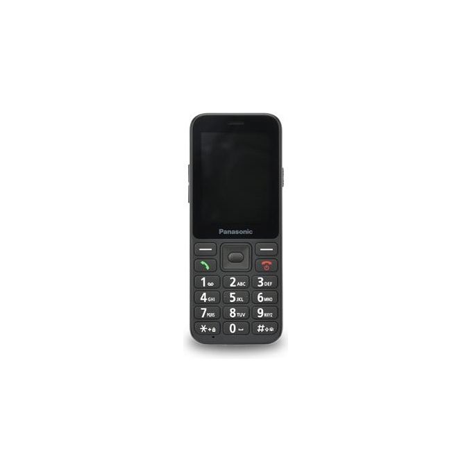 Panasonic KX-TU250 Telefono Cellulare Facilitato per Anziani Tasto SOS per Chiamate di Emergenza Nero - Disponibile in 3-4 giorni lavorativi