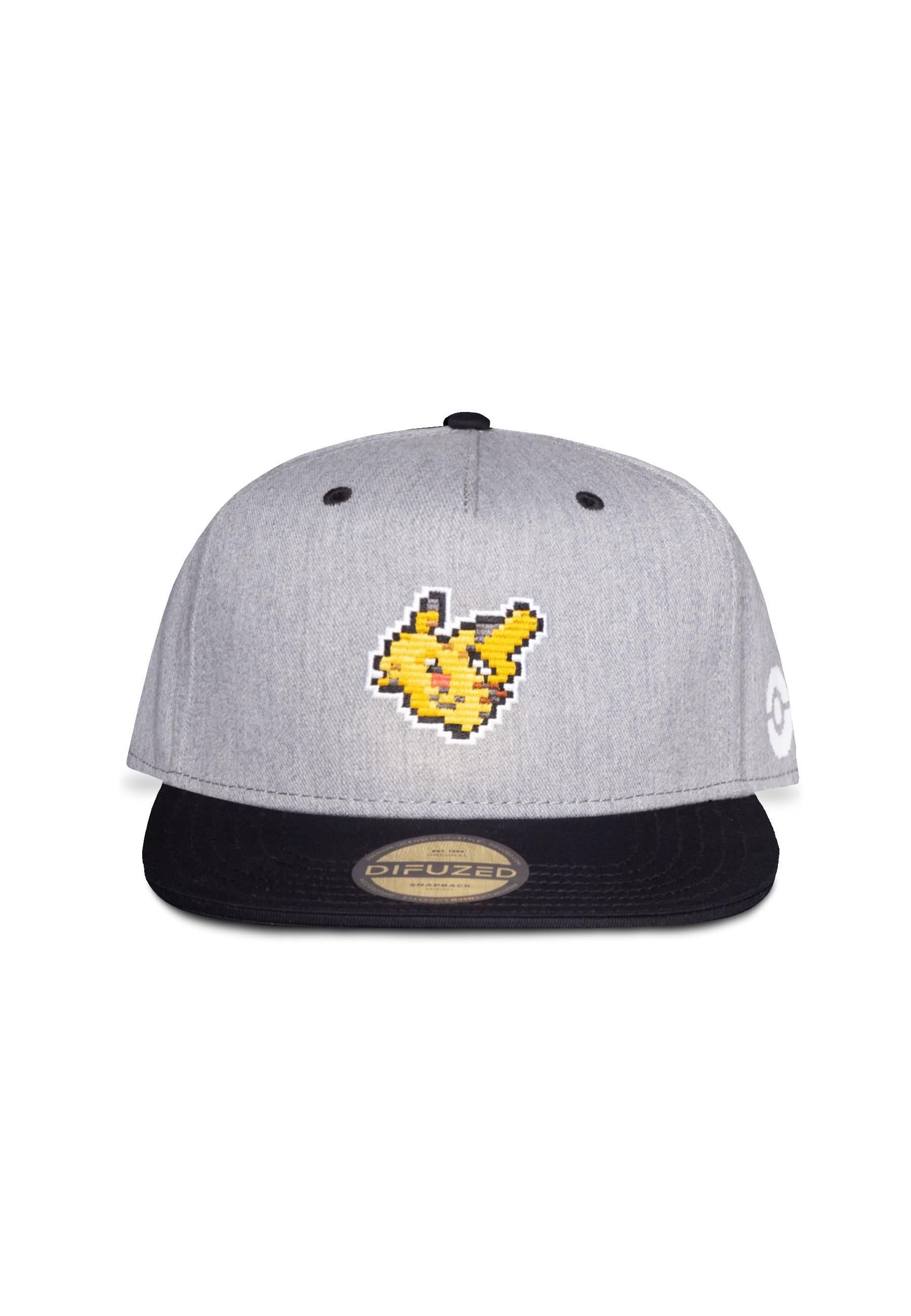 DIFUZED POKEMON : CAPPELLO SNAPBACK PIKACHU PIXEL - Disponibile in 2/3 giorni lavorativi Difuzed