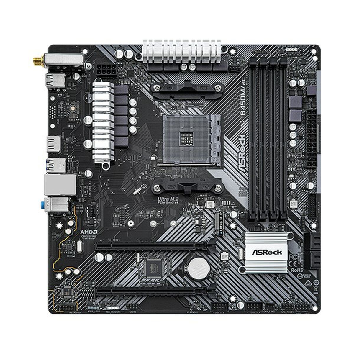 Scheda Madre ASRock B450M/AC R2.0 AMD B450 AMD AM4 - Disponibile in 3-4 giorni lavorativi