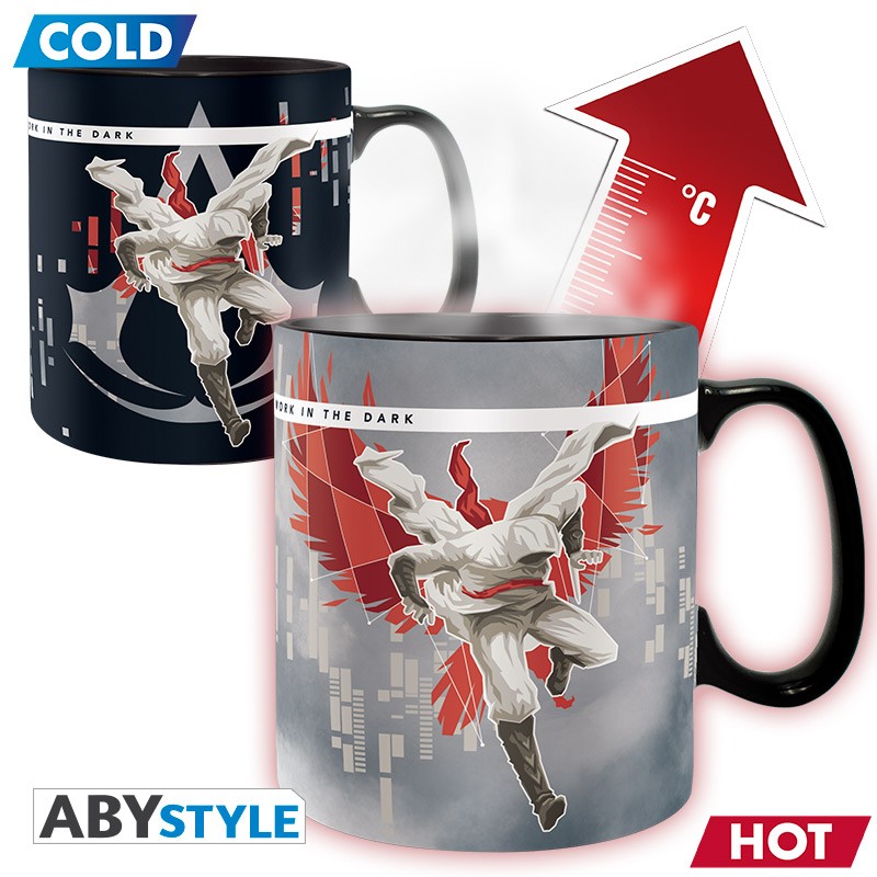 ABYSTYLE ASSASSINS CREED - Tazza termosensibile 460 ml: "The Assassins" - Disponibile in 2/3 giorni lavorativi