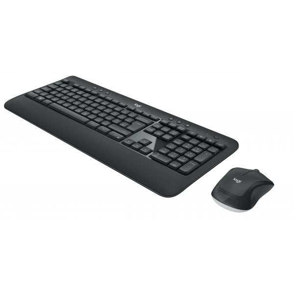 Tastiera e Mouse Wireless Logitech 920-008680 Nero Nero/Bianco Spagnolo Qwerty in Spagnolo QWERTY - Disponibile in 3-4 giorni lavorativi