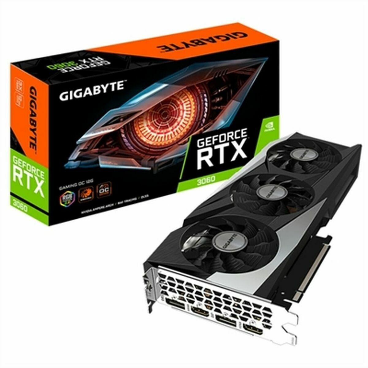 Scheda Grafica Gigabyte GV-N3060GAMING GeForce RTX 3060 12 GB GDDR6 - Disponibile in 3-4 giorni lavorativi