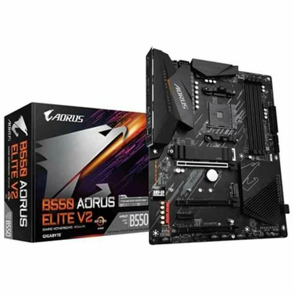 Scheda Madre Gigabyte B550 AORUS ELITE V2 ATX AM4 AMD B550 AMD AM4 - Disponibile in 3-4 giorni lavorativi