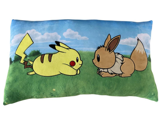 POKEMON - Cuscino: Pikachu & Eevee Running 60cm - Disponibile in 2/3 giorni lavorativi GED