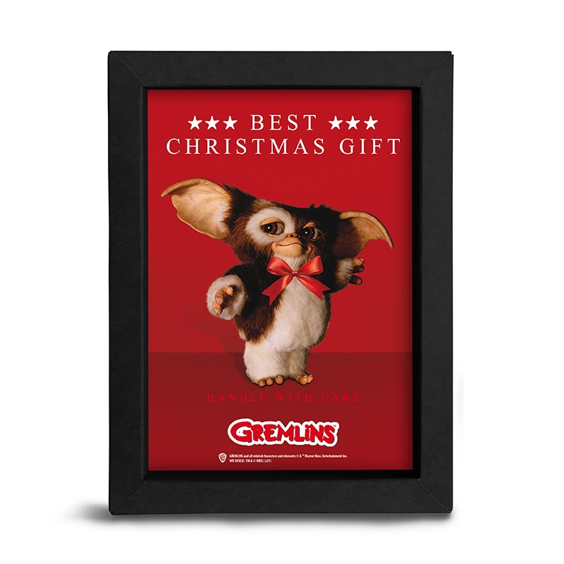 ABYSTYLE GREMLINS - Quadro: "Best Christmas gift" 15x20cm - Disponibile in 2/3 giorni lavorativi