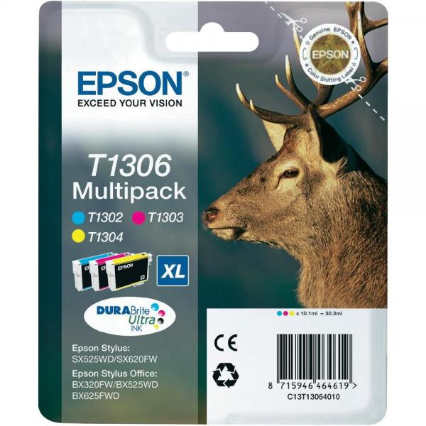 EPSON T1306 XL MULTIPACK CARTUCCE DURABRITE ULTRA INK - Disponibile in 3-4 giorni lavorativi Epson