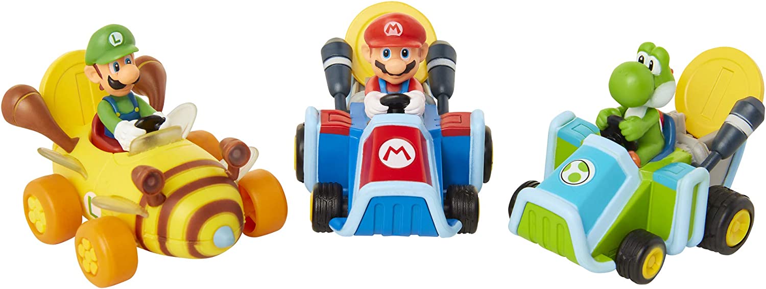 JAKKS PACIFIC NINTENDO SUPER MARIO COIN RACER (display 12pz assortiti) - Disponibile in 2/3 giorni lavorativi Jakks Pacific