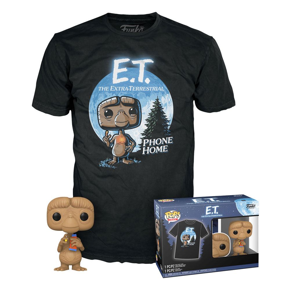 FUNKO POP Funko & Tee (Adulto): E.T. - E.T. w/Candy T-Shirt (M) - Disponibile in 2/3 giorni lavorativi