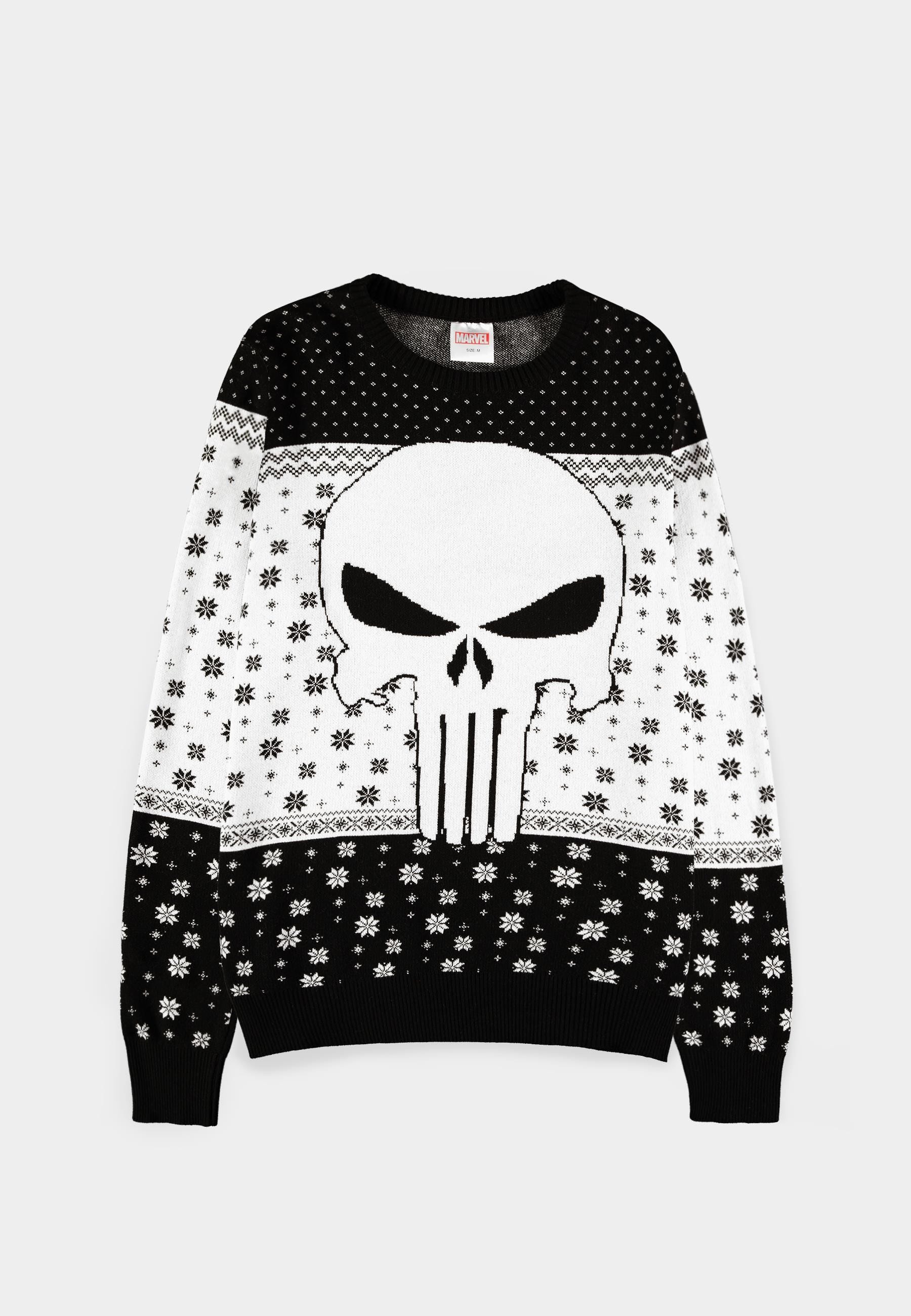 DIFUZED MARVEL - MAGLIONE PUNISHER JUMPER (S) - Disponibile in 2/3 giorni lavorativi Difuzed