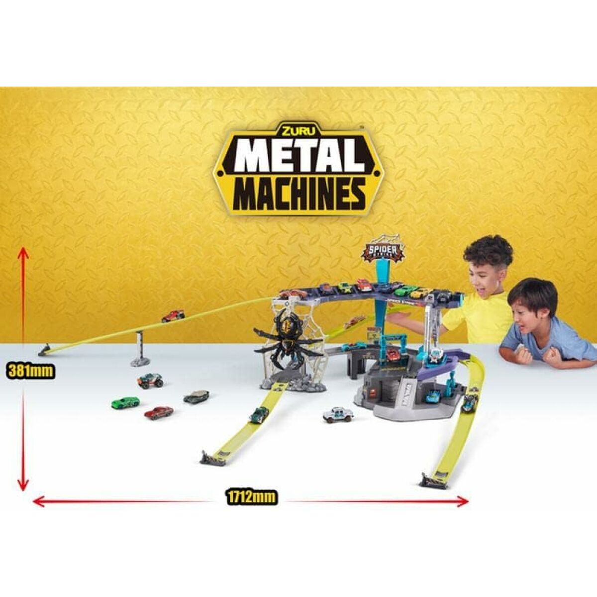 Pista da Corsa Metal Machine Ragno - Disponibile in 3-4 giorni lavorativi