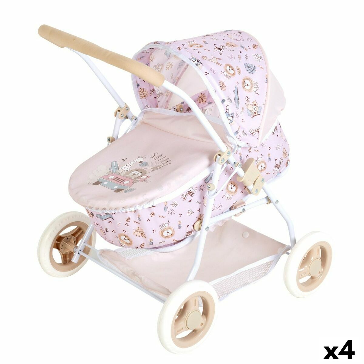 Seggiolina per Bambole Colorbaby Safari 40 x 57 x 49 cm 4 Unità Convertible - Disponibile in 3-4 giorni lavorativi Colorbaby