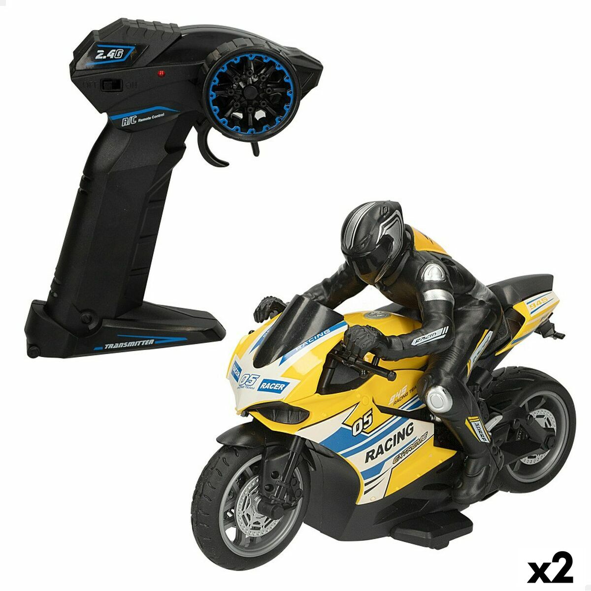 Moto Telecomandata Speed & Go Motocicletta 1:10 2 Unità - Disponibile in 3-4 giorni lavorativi