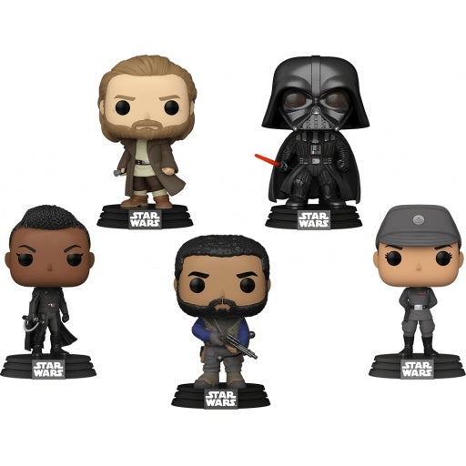 Funko Pop! FUNKO POP Star Wars: Obi-Wan Kenobi - 5 Pack Characters (Exclusive) 9 cm - Disponibile in 2/3 giorni lavorativi