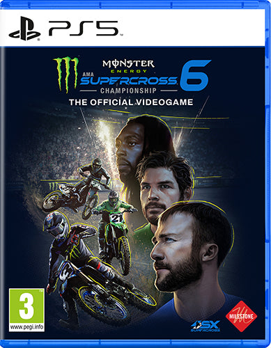 PS5 Monster Energy Supercross - The Official Videogame 6 - Standard Edition - Disponibile in 2/3 giorni lavorativi