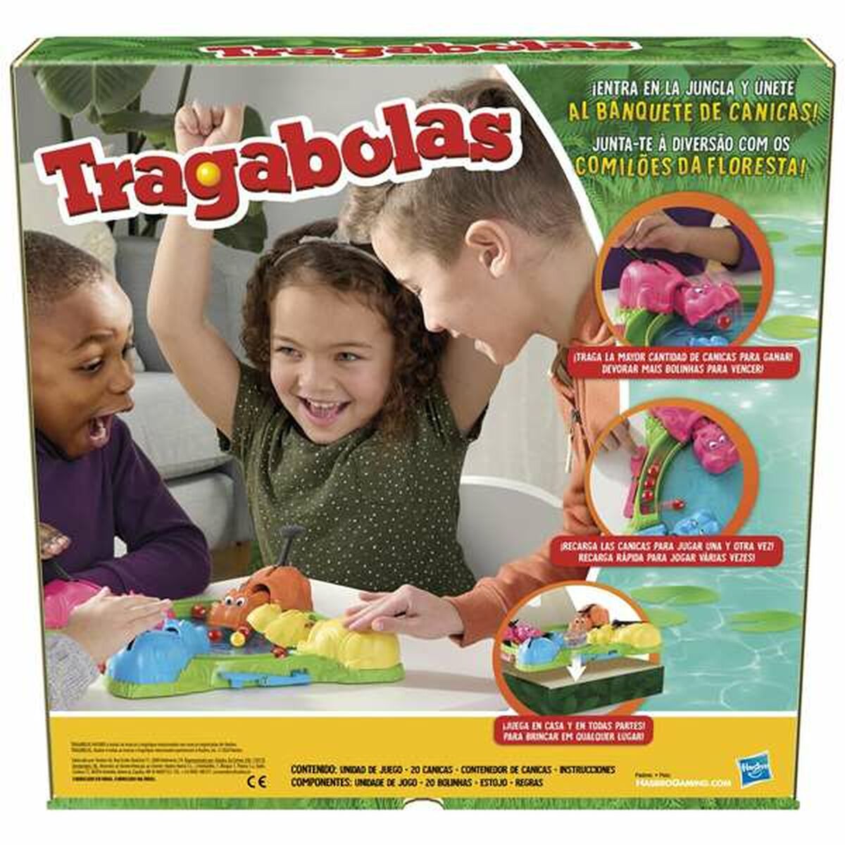 Gioco da Tavolo Hasbro Tragabolas - Disponibile in 3-4 giorni lavorativi