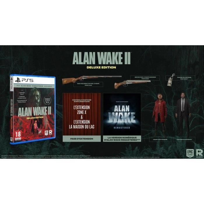 Alan Wake 2 - Gioco per PS5 - Edizione Deluxe - Disponibile in 3-4 giorni lavorativi