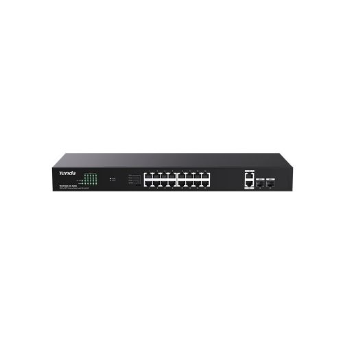 SWITCH TENDA TEG1120P-16-150W 18P GE+2SFP con 16P PoE 150W Power Consumption 30W Max. PoE of single port - Disponibile in 3-4 giorni lavorativi