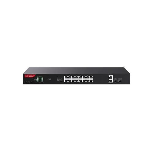 SWITCH IP-COM G1120P-16-250W 18P GIGABIT Base-T+2P Base-X SFP CLOUD MANAGED PoE budget tot. 230W - Disponibile in 3-4 giorni lavorativi