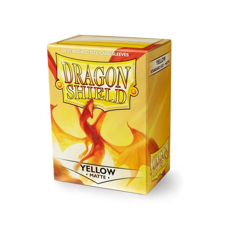 DRAGON SHIELD Standard Sleeves - Matte Yellow (100 Sleeves) - Disponibile in 2/3 giorni lavorativi