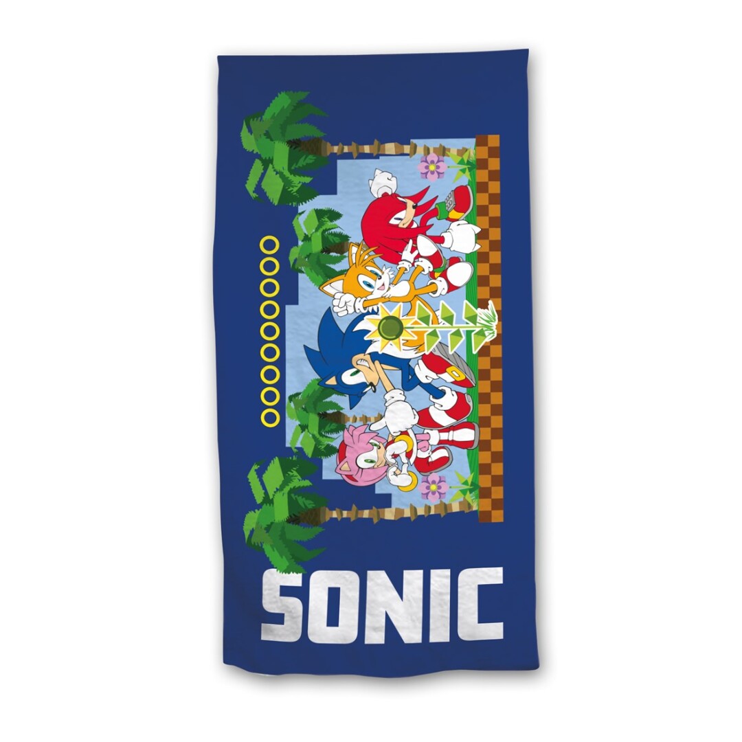 SONIC THE HEDGEHOG - Telo mare "Group" (70 x 140cm) - Disponibile in 2/3 giorni lavorativi