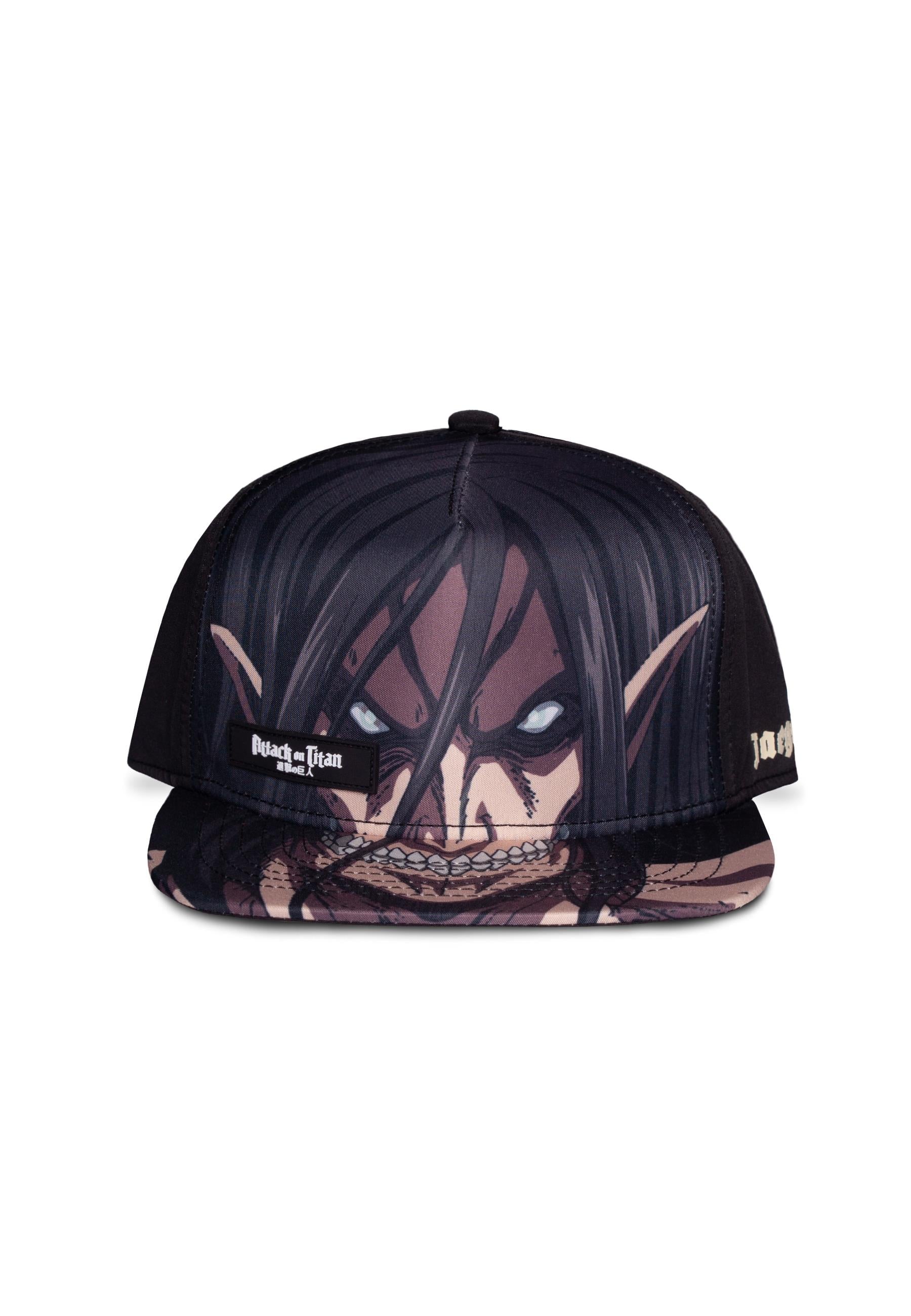 DIFUZED Attack on Titan - Eren Jaeger Titan Cappellino Snapback - Disponibile in 2/3 giorni lavorativi Difuzed