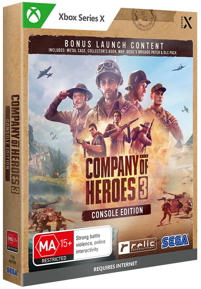 Xbox Series X Company of Heroes 3 Launch Edition Metal Case - Disponibile in 2/3 giorni lavorativi Plaion