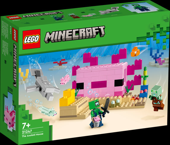 LEGO LEGO 21247 La casa dellAxolotl - Disponibile in 2/3 giorni lavorativi