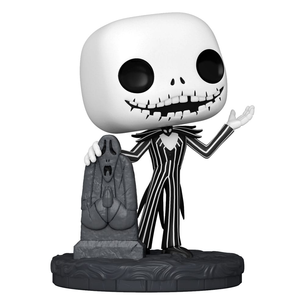 Funko Pop! FUNKO POP Disney: The Nightmare Before Christmas 30th - 1355 Jack w/Gravestone 9 cm - Disponibilità immediata