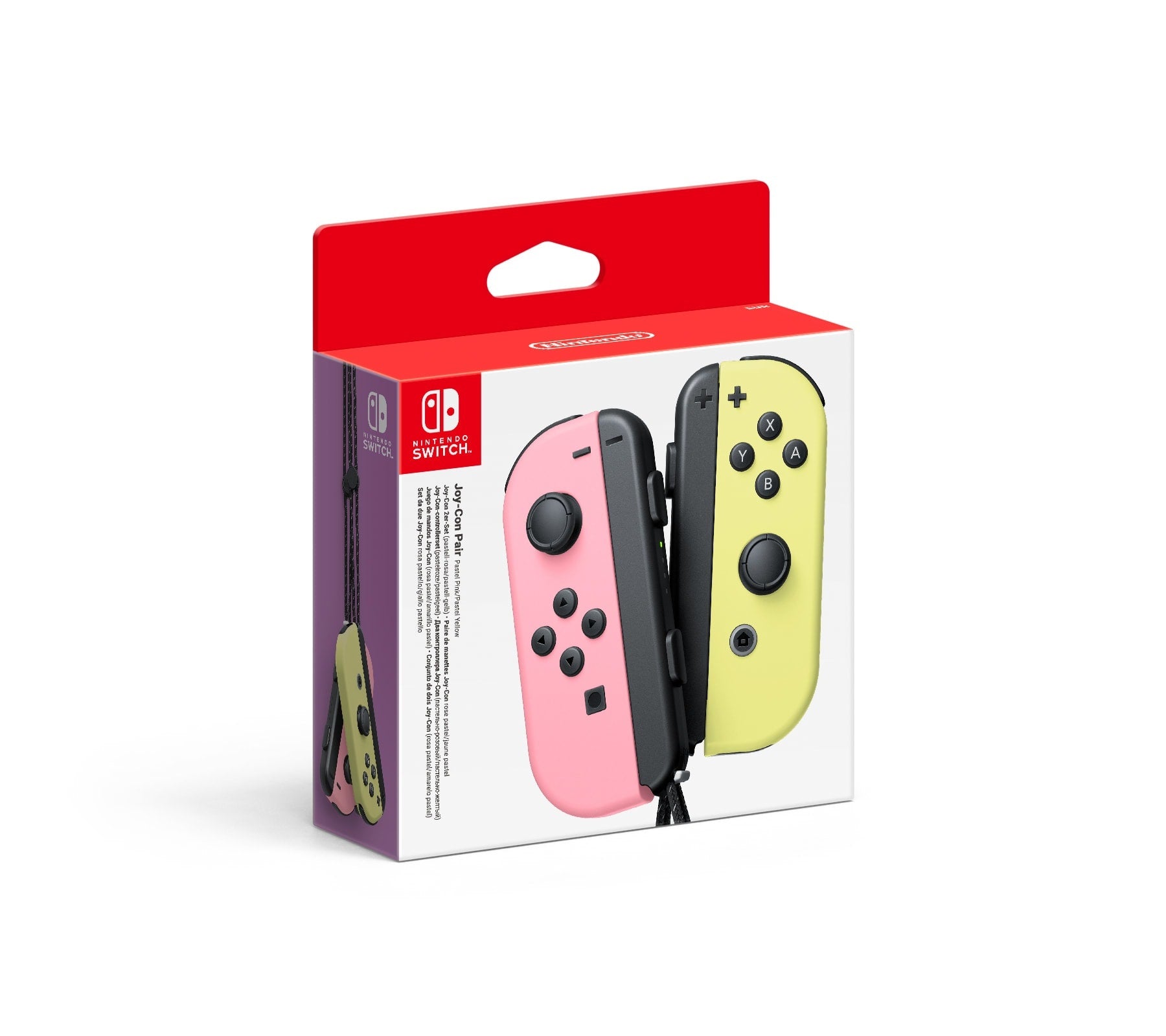 Switch NINTENDO Switch Joy-Con Pair (Rosa/Giallo) Accessori - Disponibile in 2/3 giorni lavorativi