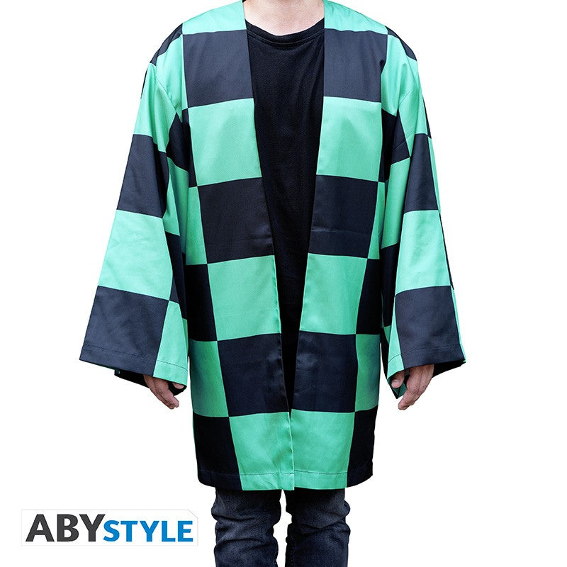 ABYSTYLE DEMON SLAYER - Replica Veste: "Tanjiro Haori" - Disponibile in 2/3 giorni lavorativi