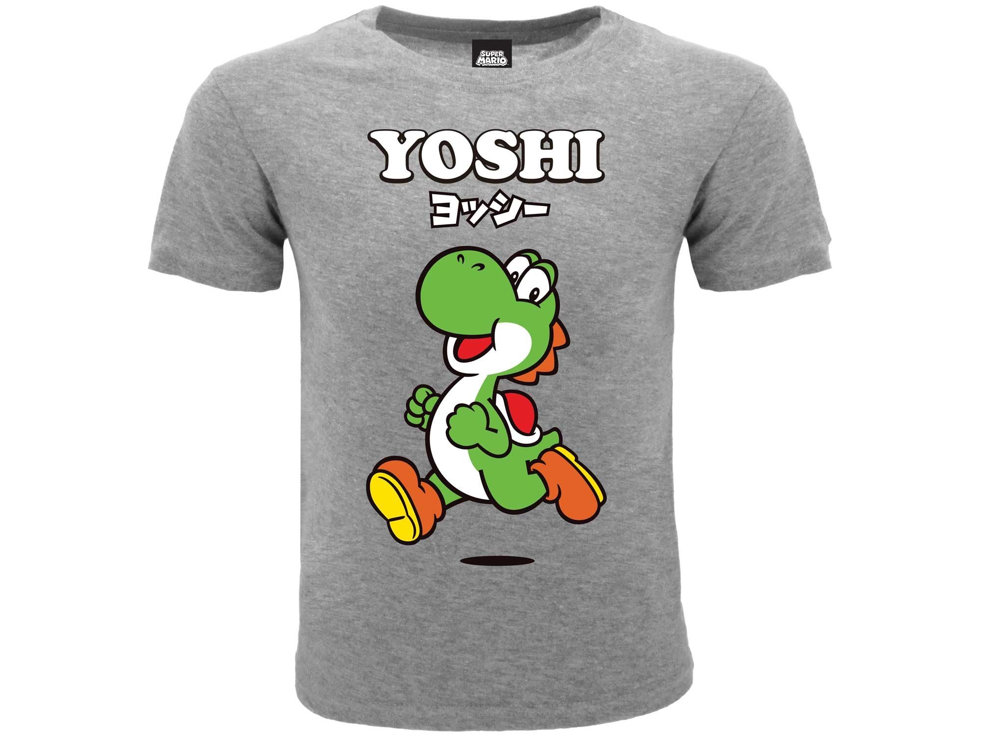 NINTENDO: SUPER MARIO YOSHI T-shirt 5/6 grigia - Disponibile in 2/3 giorni lavorativi GED