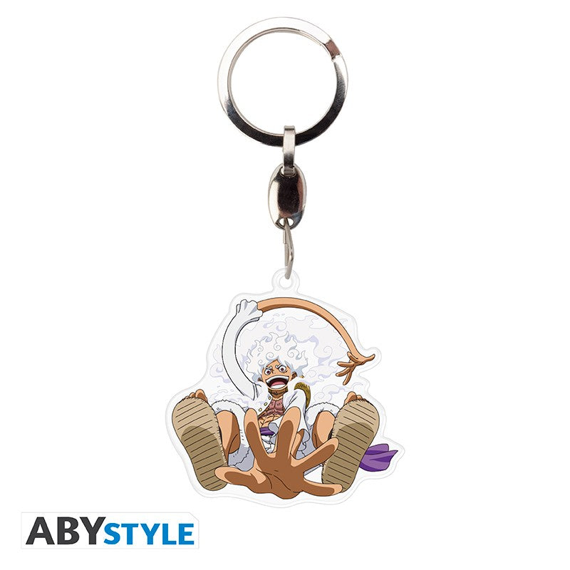 Portachiavi ABYSTYLE ONE PIECE - Portachiavi: "Luffy Gear 5th" - Disponibile in 2/3 giorni lavorativi