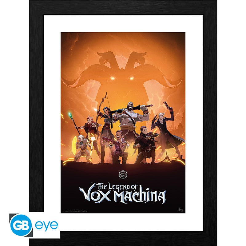 ABYSTYLE THE LEGEND OF VOX MACHINA - Poster incorniciato: "Key Art" (30x40) - Disponibile in 2/3 giorni lavorativi Abystyle