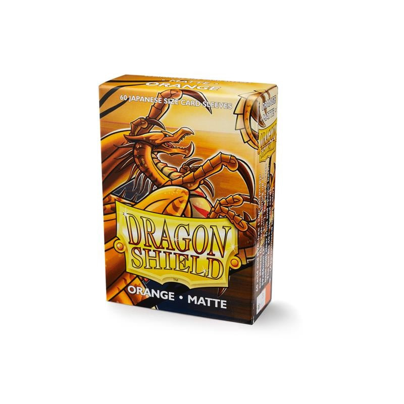 DRAGON SHIELD Small Sleeves - Japanese Matte Orange (60 Sleeves) - Disponibile in 2/3 giorni lavorativi