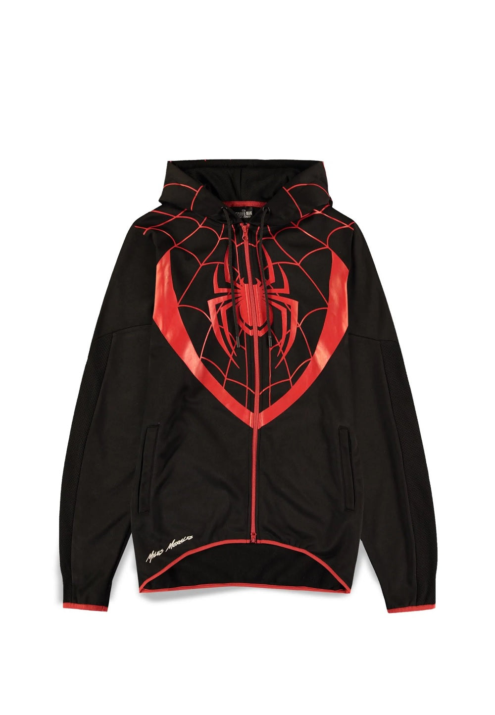 DIFUZED Marvel: Spider-Man - Felpa con cappuccio: "Miles Morales" (2XL) - Disponibile in 2/3 giorni lavorativi Difuzed