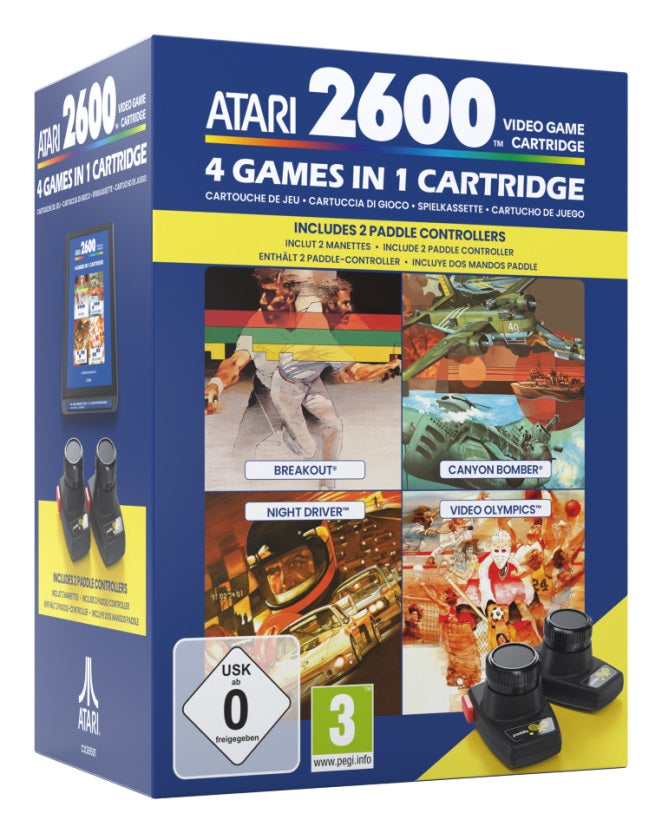 ATARI 4 Games in 1 Paddle Pack - Disponibile in 2/3 giorni lavorativi GED