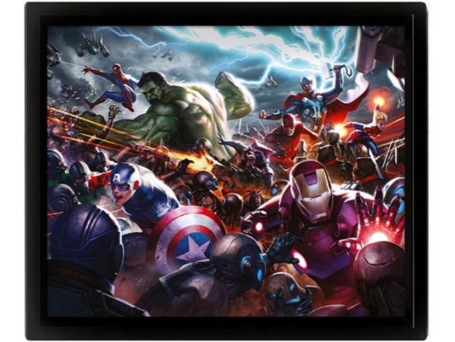 PYRAMID MARVEL FUTURE FIGHT (HEROES ASSAULT) FRAMED 3D - Disponibile in 2/3 giorni lavorativi Pyramid