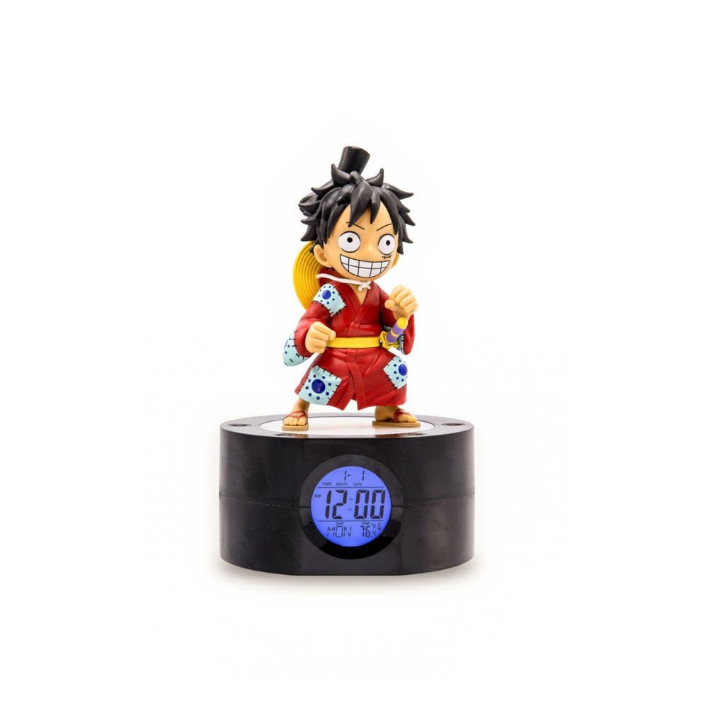 ONE PIECE OROLOGIO SVEGLIA DIGITALE CON LAMPADA RUFFY 18 CM - Disponibile in 2/3 giorni lavorativi