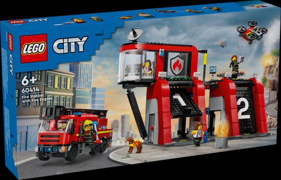 LEGO LEGO 60414 Caserma dei pompieri e autopompa - Disponibile in 2/3 giorni lavorativi LEGO