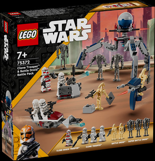 LEGO LEGO 75372 Battle PACK Clone Trooper e Battle Droid - Disponibile in 2/3 giorni lavorativi