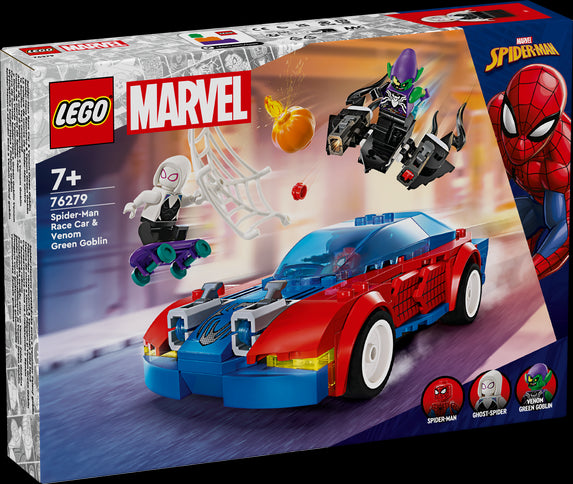 LEGO LEGO 76279 Auto da corsa di Spider-Man e Venom Goblin - Disponibile in 2/3 giorni lavorativi LEGO