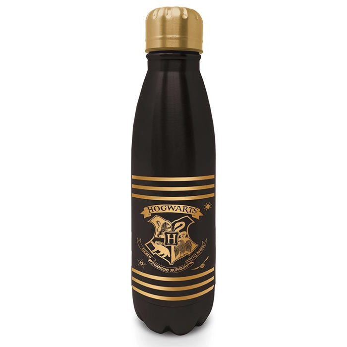 PYRAMID HARRY POTTER (BLACK AND GOLD) MINI BOTTIGLIA IN METALLO 540ml - Disponibile in 2/3 giorni lavorativi