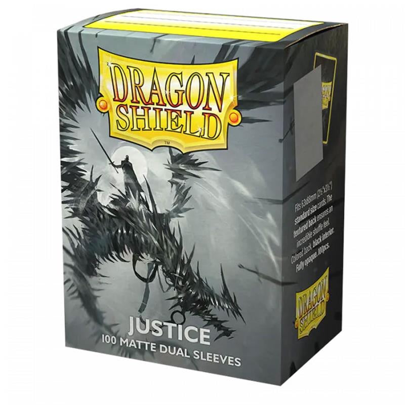 DRAGON SHIELD Dual Matte Sleeves - Justice (100 Sleeves) - Disponibile in 2/3 giorni lavorativi