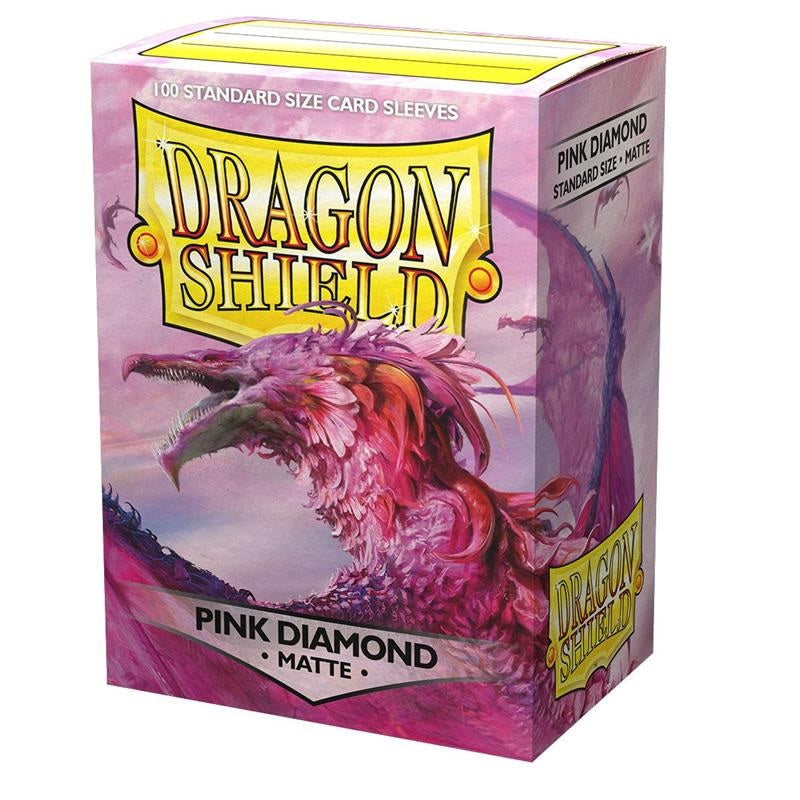 DRAGON SHIELD Standard Sleeves - Matte Pink Diamond (100 Sleeves) - Disponibile in 2/3 giorni lavorativi