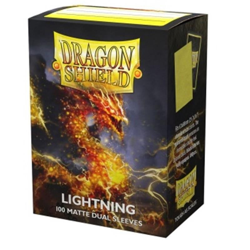 DRAGON SHIELD Dual Matte Sleeves - Lightning 'Ailia' (100 Sleeves) - Disponibile in 2/3 giorni lavorativi