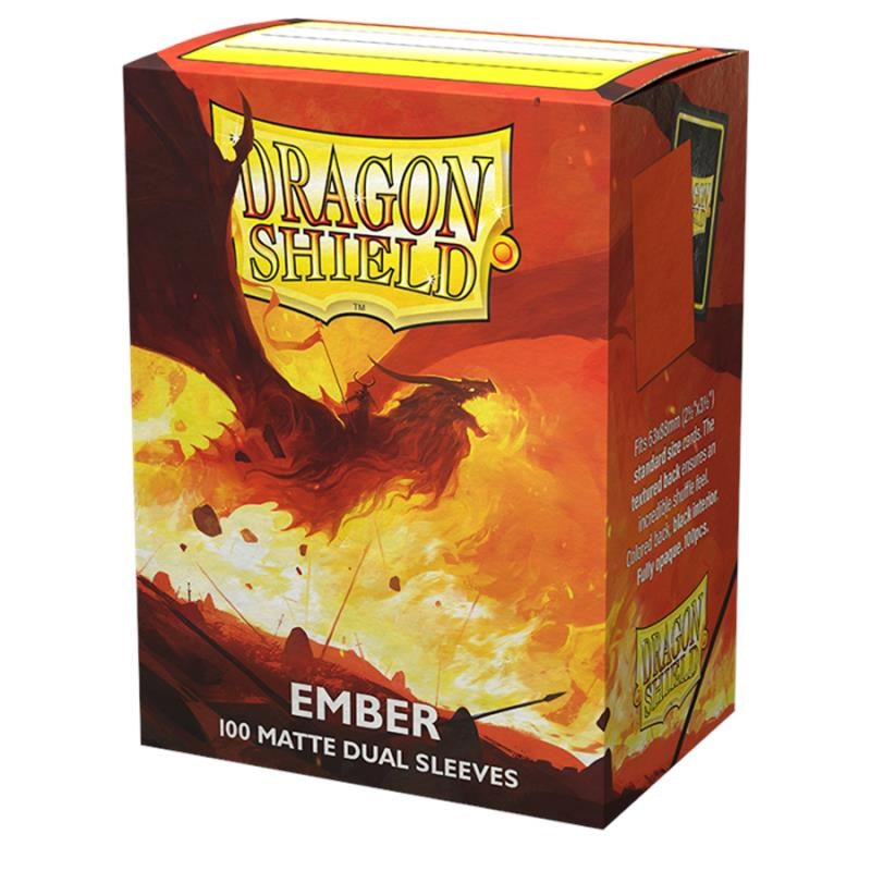 DRAGON SHIELD Dual Matte Sleeves - Ember 'Alaric, Revolution Kindler' (100 Sleeves) - Disponibile in 2/3 giorni lavorativi