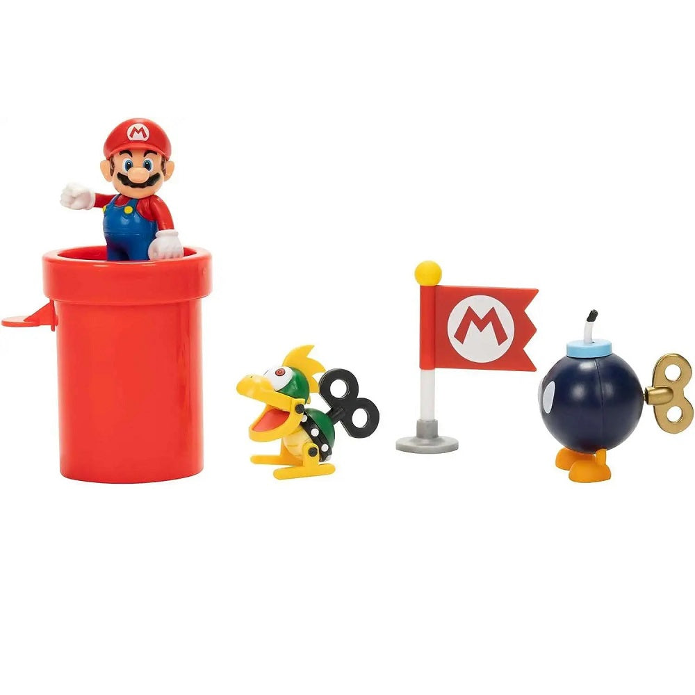 JAKKS PACIFIC NINTENDO SUPER MARIO AIRSHIP DIORAMA SET - Disponibile in 2/3 giorni lavorativi Jakks Pacific